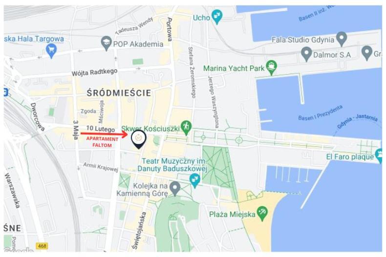 Apartament Faltom 7 Gdynia Centrum Abrahama מראה חיצוני תמונה